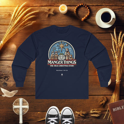 Manger Things Long Sleeve T-shirt